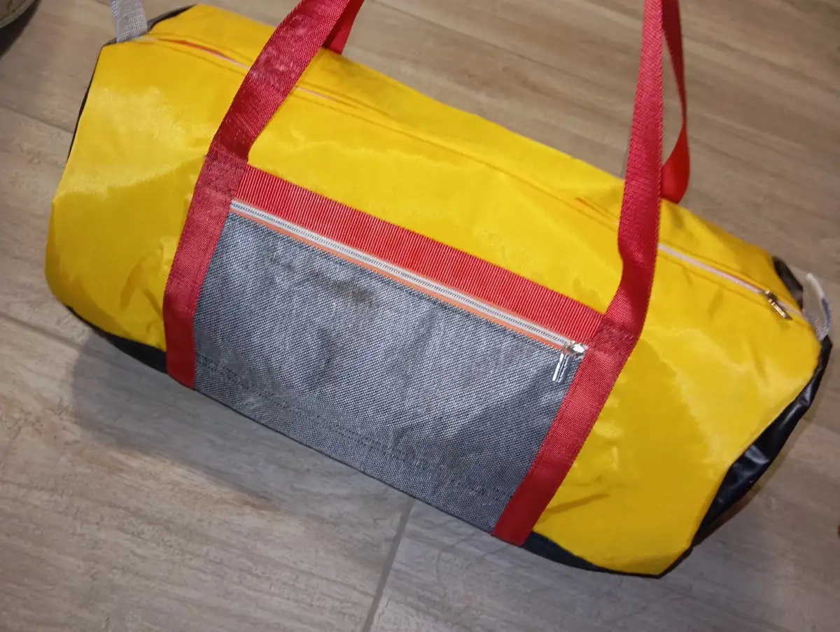 sac polochon jaune