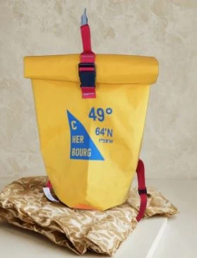 sac baluchon jaune