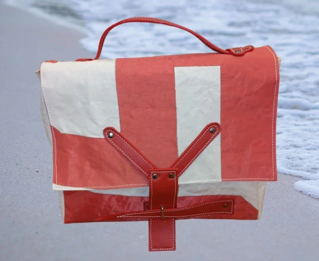 sac pochette voile recyclée