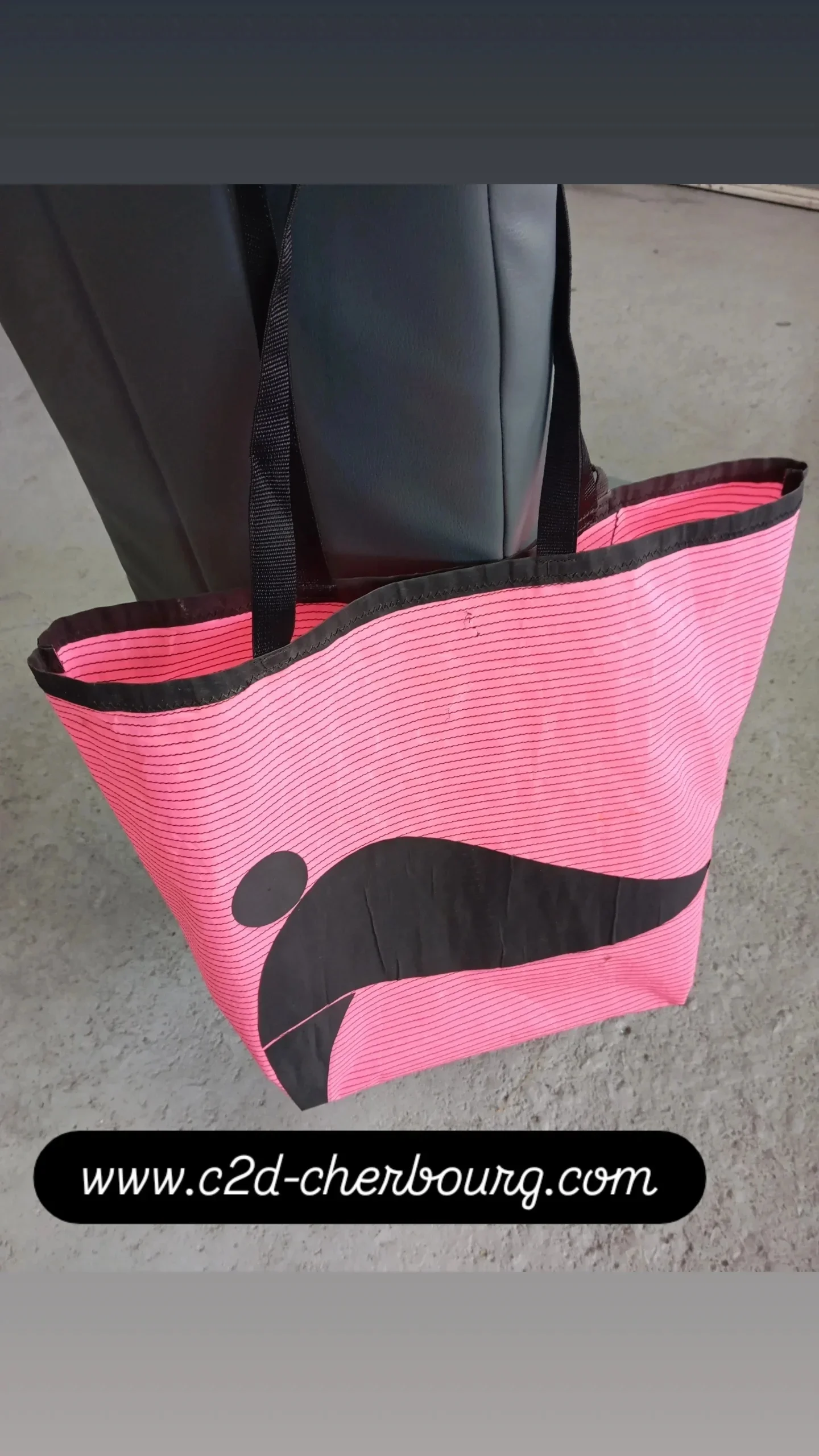 cabas rose voile deriveur dessin