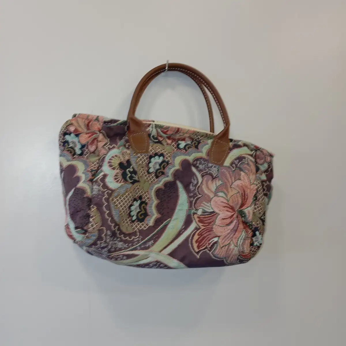 sac en tissus upcyclés simili cuir
