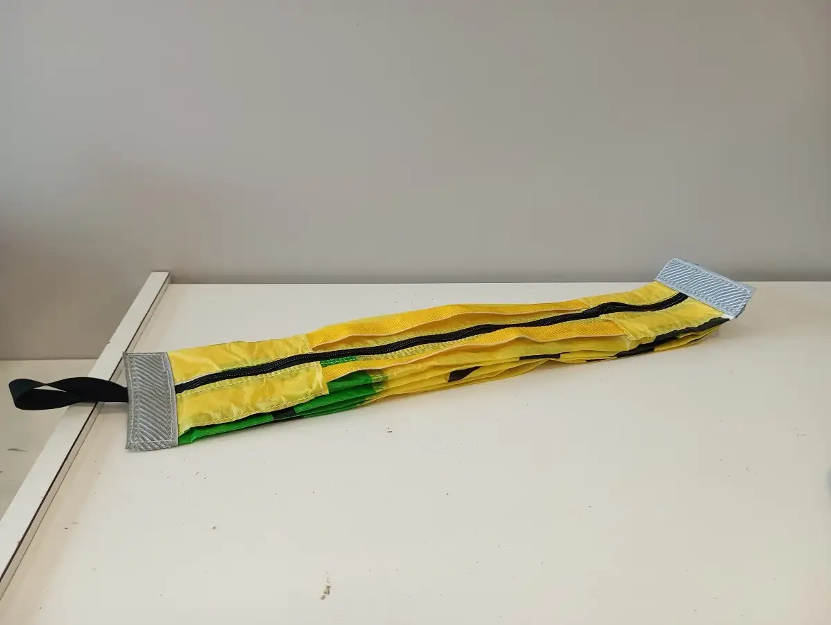 sac repliable en voile de kite surf recyclée