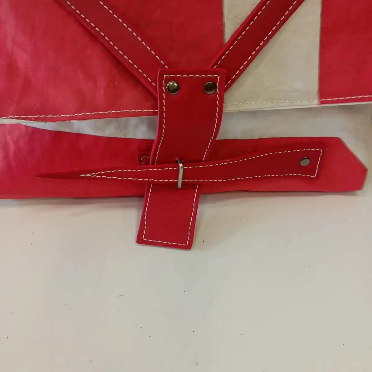 sac pochette voile recyclée