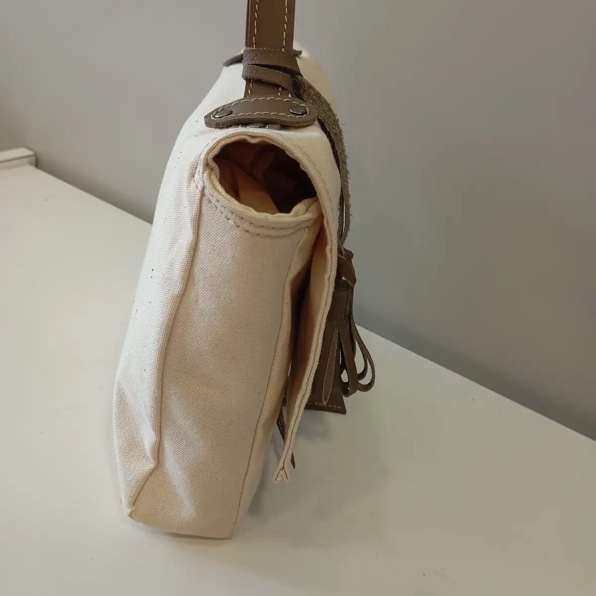 sac a main en toile et cuir