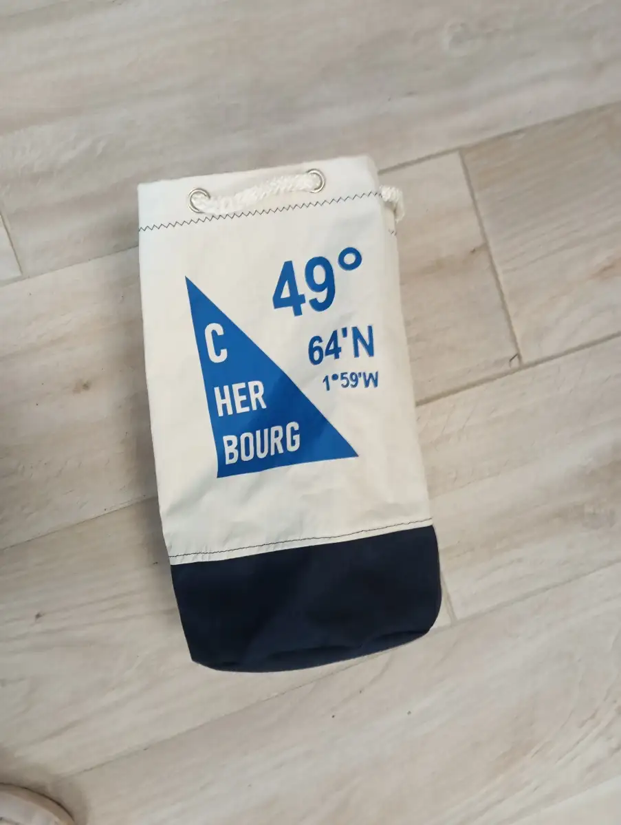 sac marin baluchon en voile recyclée de cherbourg