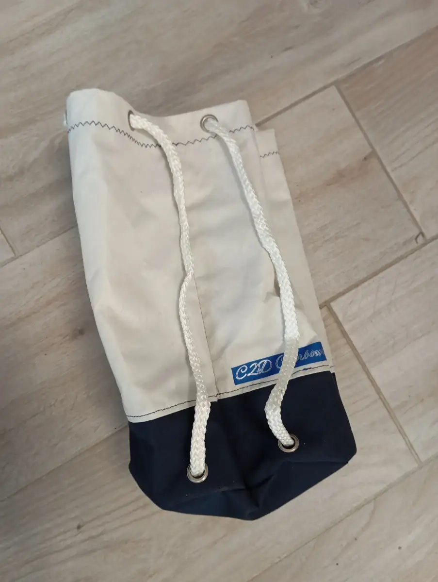 sac marin baluchon en voile recyclée de cherbourg