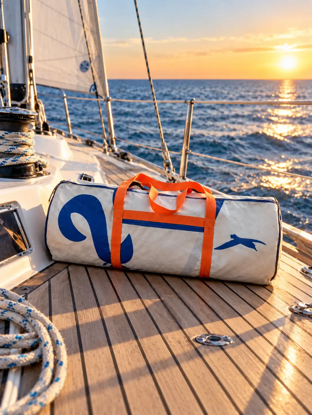 sac polochon 2 en voile recyclée