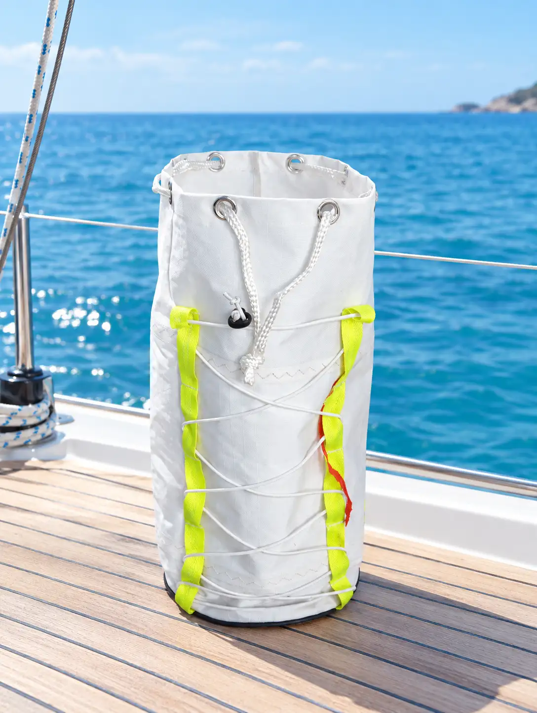 sac a dos baluchon marin en voile recyclée